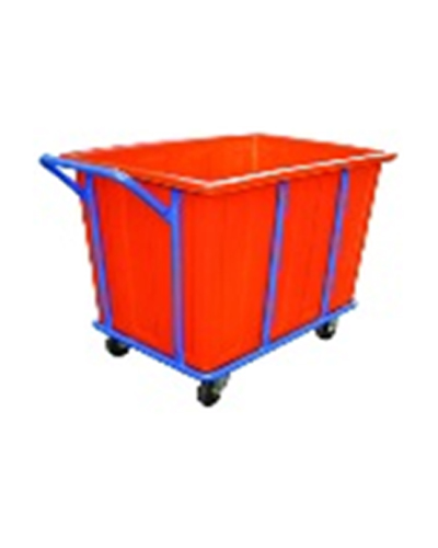 Xe chuyển đồ giặt (Laundry cart) màu cam